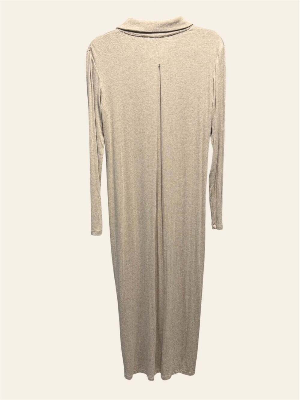 Third Button Down Ribbed Dress - Picture 3 of 3